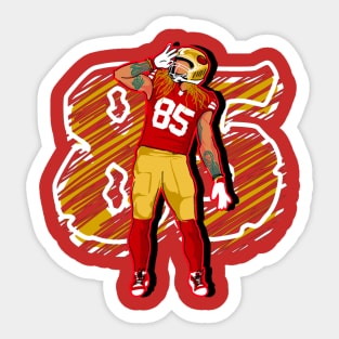 George kittle Sticker